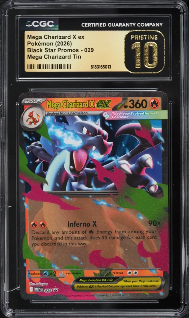 Front of Mega Charizard X ex #029