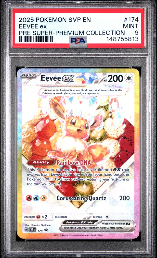 Front of Eevee EX #174