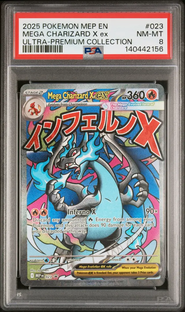 Front of Mega Charizard X EX #023