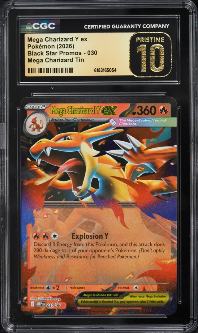 Front of Mega Charizard Y ex #030