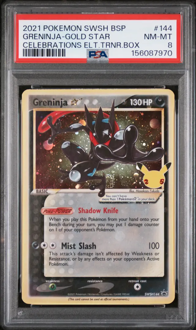 Front of Greninja-Gold Star #144